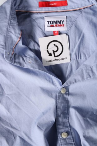 Męska koszula Tommy Jeans, Rozmiar M, Kolor Niebieski, Cena 373,49 zł