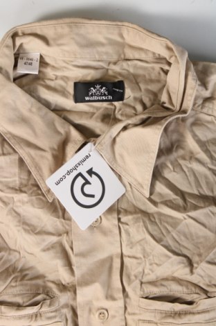 Herrenhemd Walbusch, Größe 3XL, Farbe Beige, Preis € 12,99