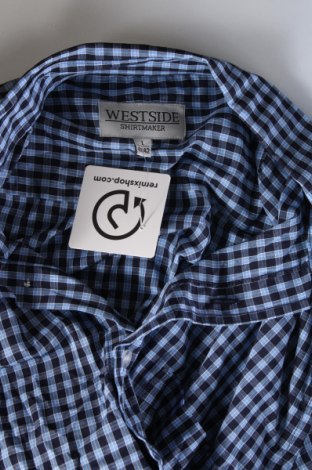 Herrenhemd Westside, Größe L, Farbe Blau, Preis 9,29 €