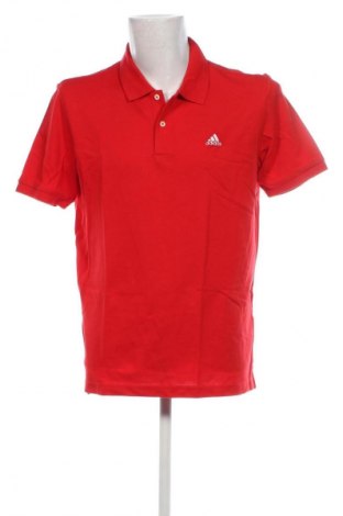 Męski T-shirt Adidas, Rozmiar L, Kolor Czerwony, Cena 95,99 zł