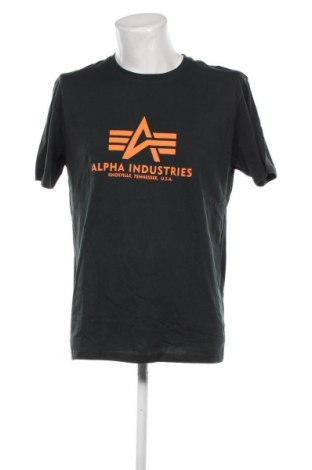 Herren T-Shirt Alpha Industries, Größe XL, Farbe Grün, Preis 24,99 €