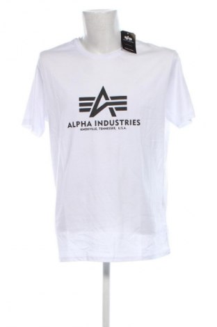 Pánske tričko  Alpha Industries, Veľkosť XL, Farba Biela, Cena  27,75 €