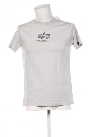 Herren T-Shirt Alpha Industries, Größe S, Farbe Grau, Preis 27,79 €