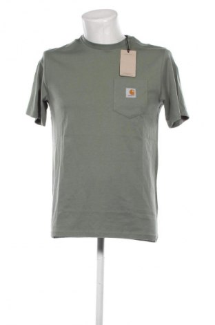 Herren T-Shirt Carhartt, Größe S, Farbe Grün, Preis 27,49 €