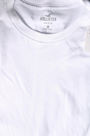 Męski T-shirt Hollister, Rozmiar XXL, Kolor Biały, Cena 58,49 zł