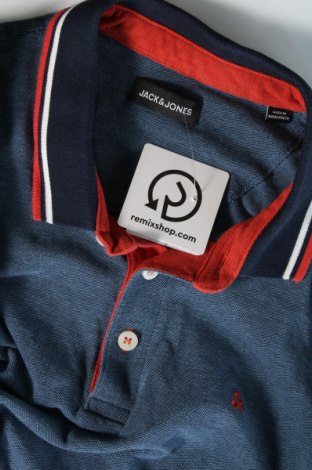 Мъжка тениска Jack & Jones, Размер L, Цвят Син, Цена 39,99 лв.