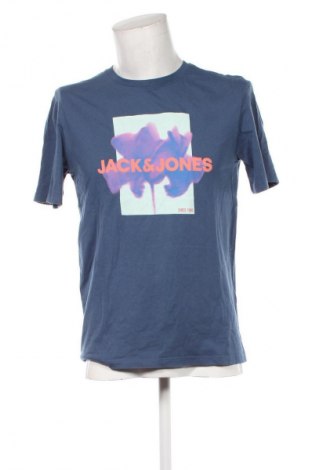 Herren T-Shirt Jack & Jones, Größe M, Farbe Blau, Preis € 12,29