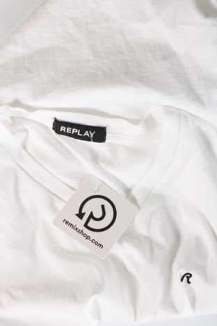 Ανδρικό t-shirt Replay, Μέγεθος S, Χρώμα Λευκό, Τιμή 13,03 €