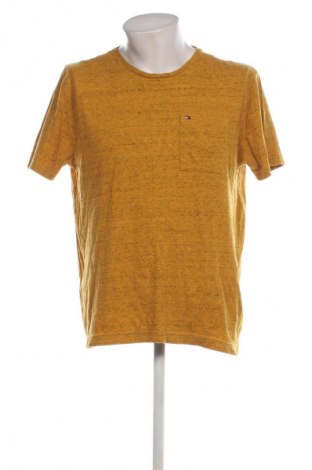 Męski T-shirt Tommy Hilfiger, Rozmiar XL, Kolor Żółty, Cena 99,41 zł