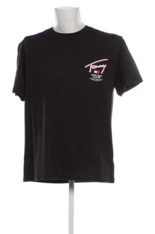 Ανδρικό t-shirt Tommy Jeans, Μέγεθος XL, Χρώμα Μαύρο, Τιμή 33,99 €