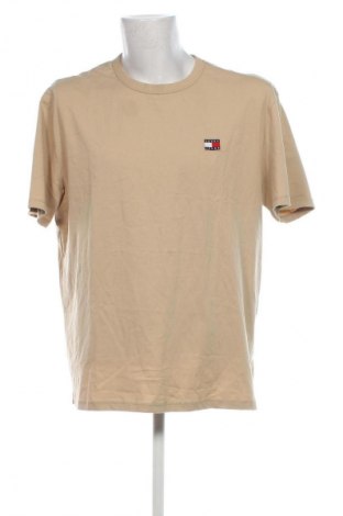 Męski T-shirt Tommy Jeans, Rozmiar XXL, Kolor Brązowy, Cena 164,99 zł