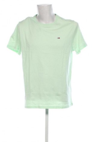 Herren T-Shirt Tommy Jeans, Größe XL, Farbe Grün, Preis 33,99 €