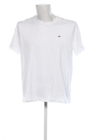 Tricou de bărbați Tommy Jeans, Mărime XL, Culoare Alb, Preț 195,99 Lei