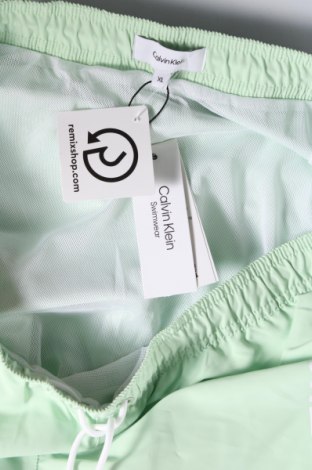 Męskie kąpielówki Calvin Klein, Rozmiar XL, Kolor Zielony, Cena 187,99 zł