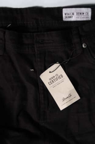 Мъжки дънки Denim Co., Размер L, Цвят Черен, Цена 23,29 лв.