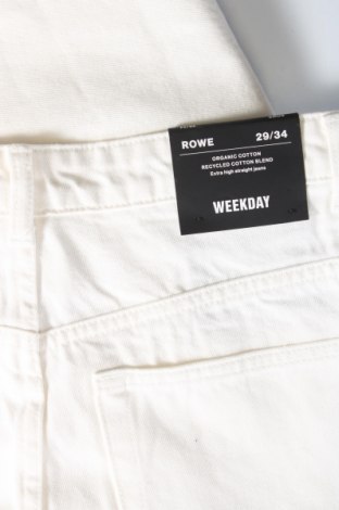 Herren Jeans Weekday, Größe S, Farbe Weiß, Preis € 12,99