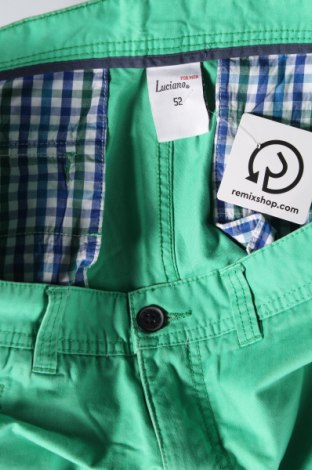 Pantaloni scurți de bărbați Luciano, Mărime L, Culoare Verde, Preț 34,99 Lei