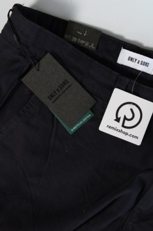 Pantaloni scurți de bărbați Only & Sons, Mărime L, Culoare Albastru, Preț 59,99 Lei