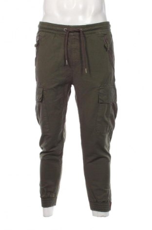 Pantaloni de bărbați Alpha Industries, Mărime M, Culoare Verde, Preț 230,99 Lei