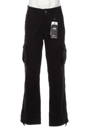 Pantaloni de bărbați Alpha Industries, Mărime L, Culoare Negru, Preț 184,99 Lei