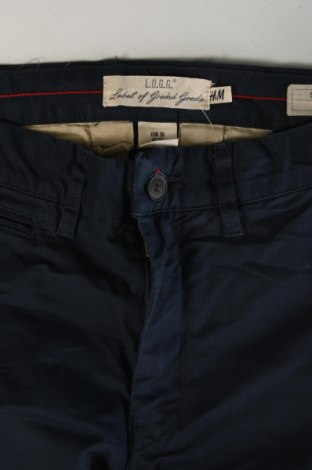 Pantaloni de bărbați H&M L.O.G.G., Mărime S, Culoare Albastru, Preț 31,99 Lei