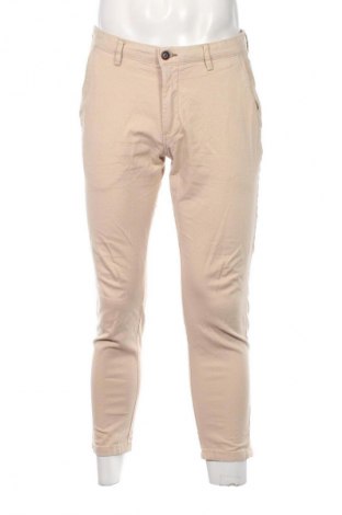 Herrenhose Jack & Jones, Größe M, Farbe Beige, Preis 15,99 €