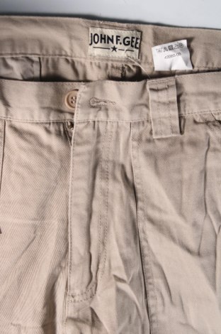 Herrenhose John F. Gee, Größe L, Farbe Beige, Preis 26,99 €