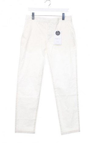 Pantaloni de bărbați Knowledge Cotton Apparel, Mărime M, Culoare Alb, Preț 161,99 Lei