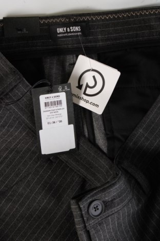 Herrenhose Only & Sons, Größe XL, Farbe Grau, Preis € 13,29