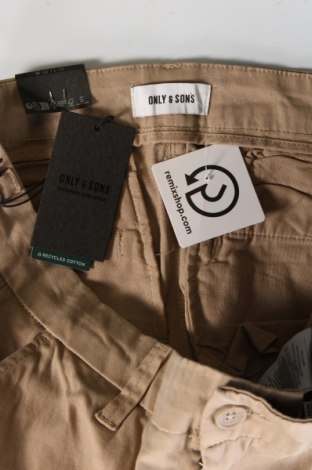 Herrenhose Only & Sons, Größe M, Farbe Beige, Preis 19,99 €