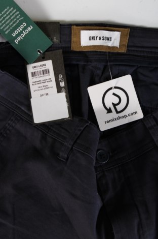 Pantaloni de bărbați Only & Sons, Mărime M, Culoare Albastru, Preț 151,99 Lei