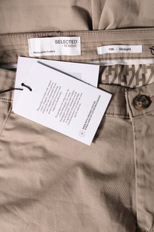 Pantaloni de bărbați Selected Homme, Mărime M, Culoare Maro, Preț 124,99 Lei