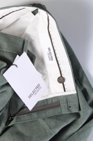 Pantaloni de bărbați Selected Homme, Mărime L, Culoare Verde, Preț 106,99 Lei