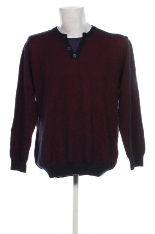 Herrenpullover Marco Donati, Größe L, Farbe Rot, Preis 10,99 €