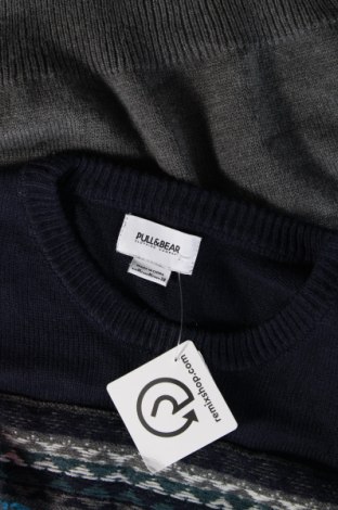 Męski sweter Pull&Bear, Rozmiar M, Kolor Szary, Cena 46,99 zł