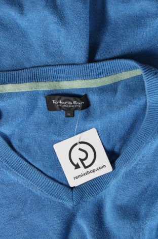 Herrenpullover Tailor & Son, Größe 3XL, Farbe Blau, Preis € 10,99