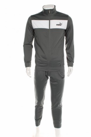 Herren Sportanzug PUMA, Größe S, Farbe Grün, Preis 43,99 €