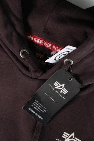 Ανδρικό φούτερ Alpha Industries, Μέγεθος XL, Χρώμα Καφέ, Τιμή 32,49 €