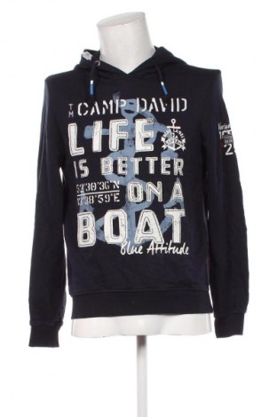 Herren Sweatshirt Camp David, Größe S, Farbe Blau, Preis 13,99 €