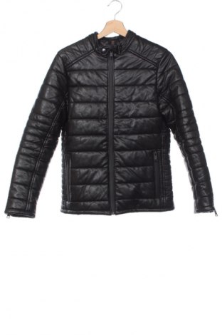 Herren Lederjacke LC Waikiki, Größe XS, Farbe Schwarz, Preis 21,22 €