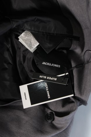 Ανδρικό σακάκι Jack & Jones PREMIUM, Μέγεθος L, Χρώμα Γκρί, Τιμή 22,99 €