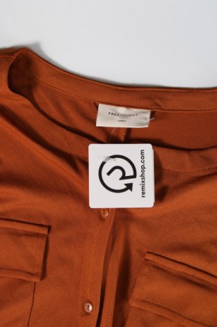 Kleid Free Quent, Größe L, Farbe Orange, Preis € 13,99