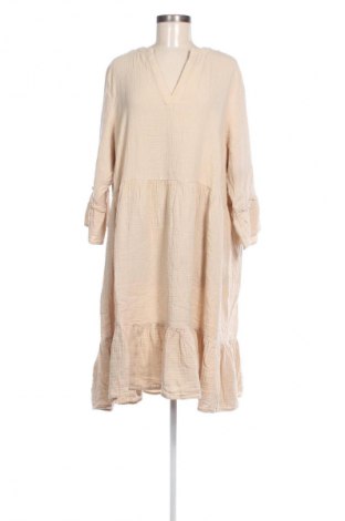 Kleid ONLY Carmakoma, Größe XXL, Farbe Beige, Preis 36,99 €