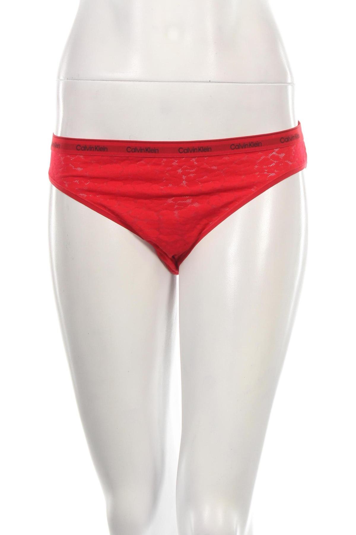 Bikini Calvin Klein, Größe L, Farbe Rot, Preis 11,49 €