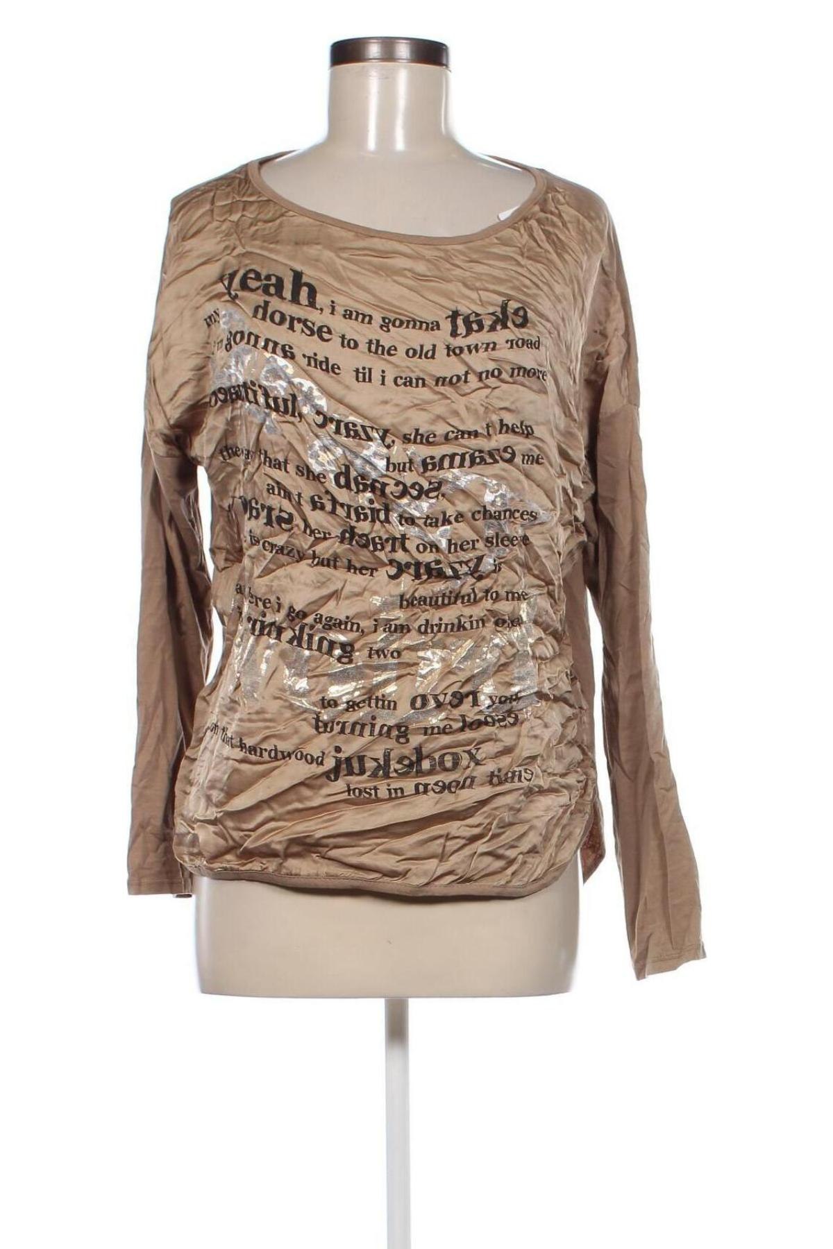 Damen Shirt, Größe L, Farbe Beige, Preis € 6,49