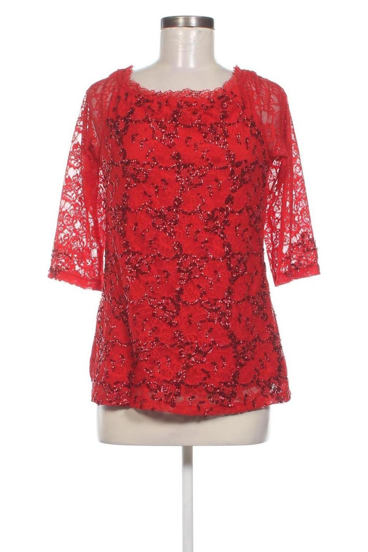 Damen Shirt Ashley Brooke, Größe M, Farbe Rot, Preis 3,99 €