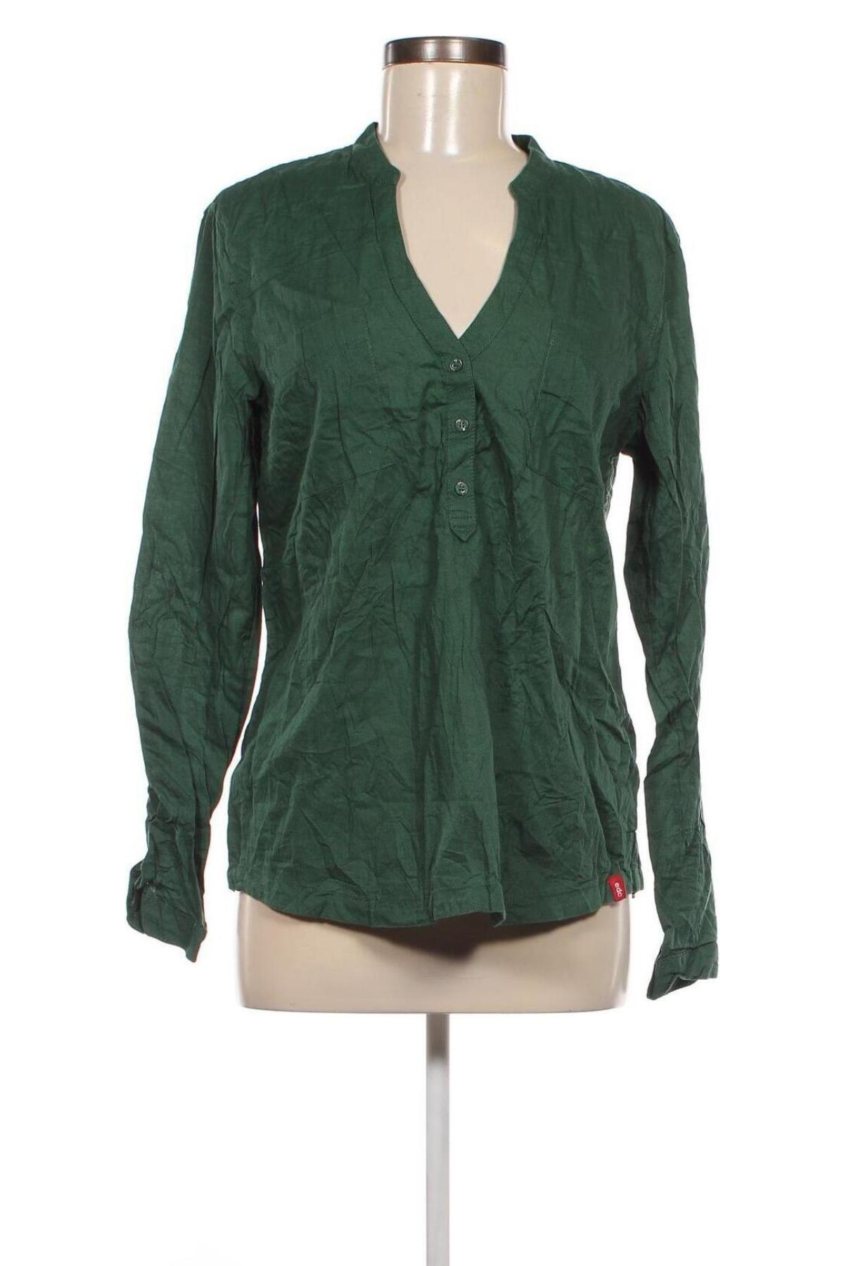 Bluză de femei Edc By Esprit, Mărime L, Culoare Verde, Preț 44,99 Lei