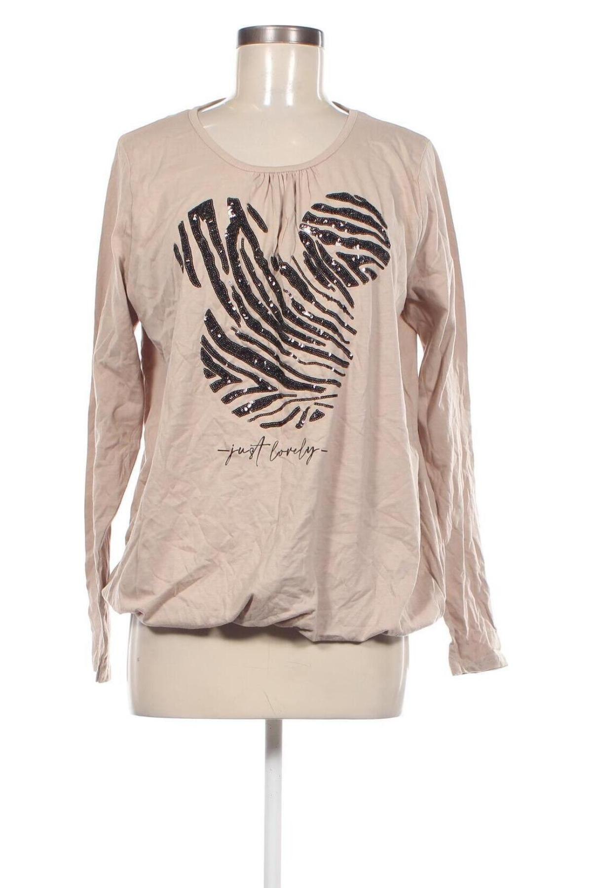 Damen Shirt Gina Benotti, Größe M, Farbe Beige, Preis 4,99 €