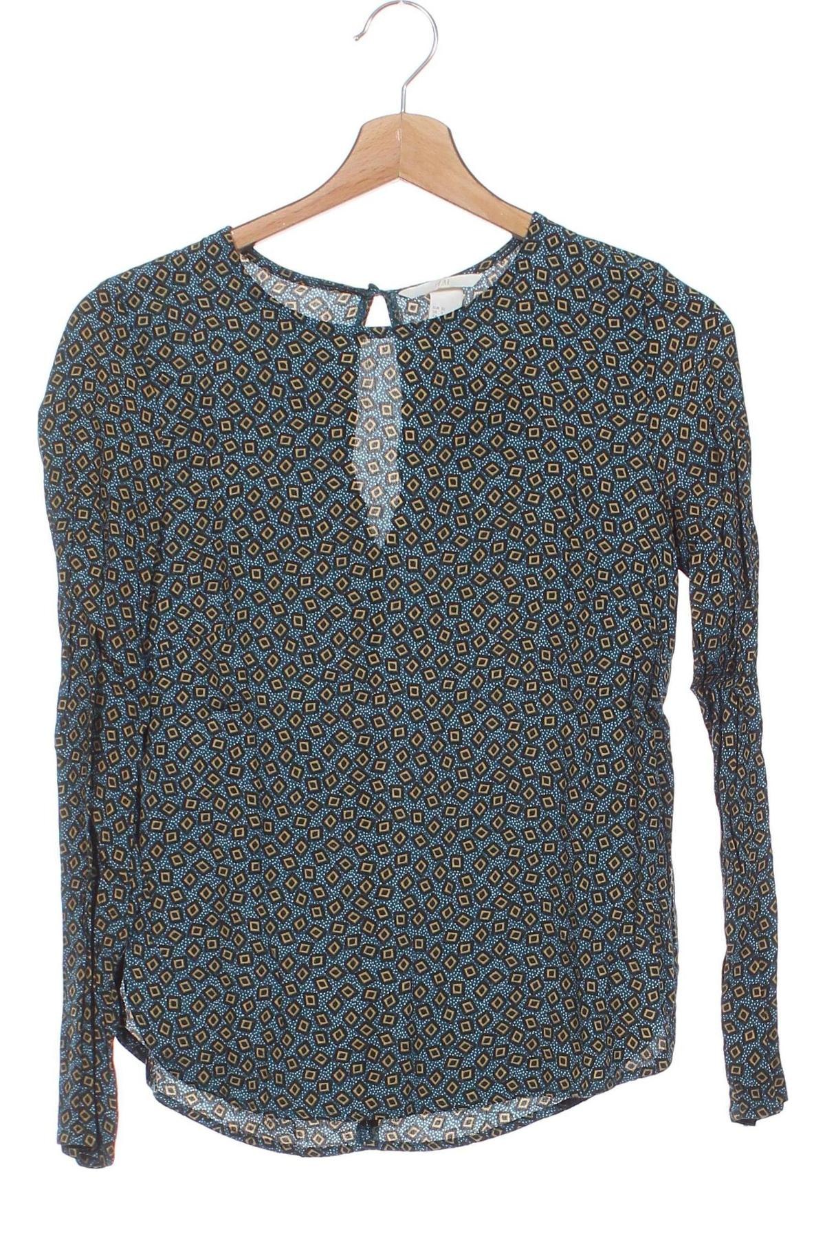 Damen Shirt H&M, Größe XXS, Farbe Mehrfarbig, Preis 3,99 €