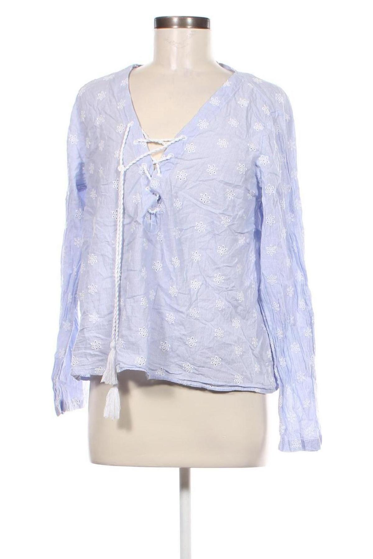 Damen Shirt H&M L.O.G.G., Größe XL, Farbe Blau, Preis € 4,49